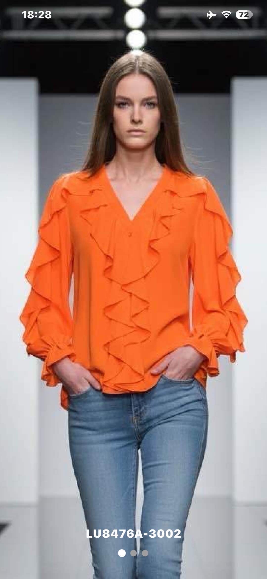 Grossiste LUZABELLE - Blouse à volants