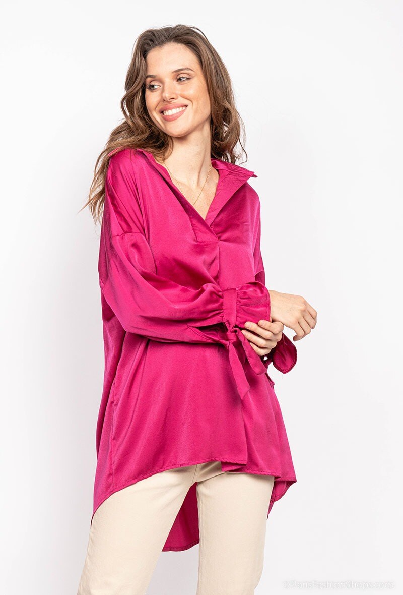 Grossiste LUZABELLE - Blouse satinée