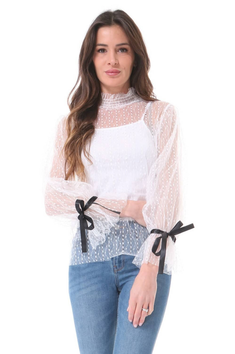 Grossista LUZABELLE - Blusa trasparente