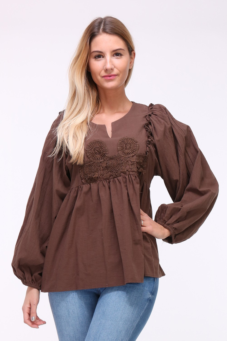 Wholesaler LUZABELLE - Lace blouse