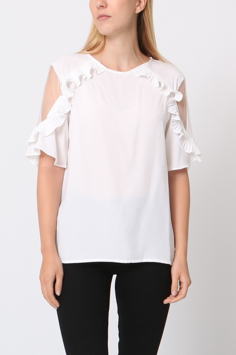 Wholesaler LUZABELLE - Ruffled blouse