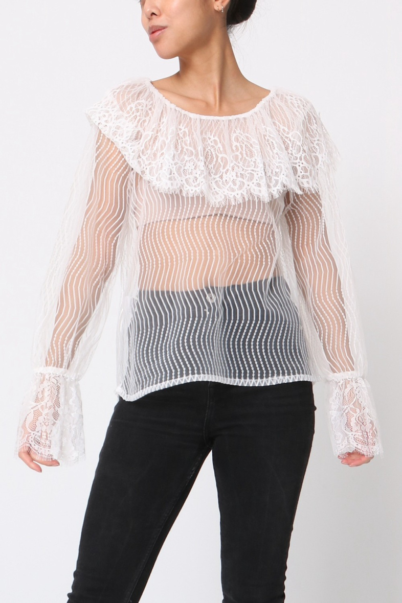 Grossista LUZABELLE - Blusa in tulle