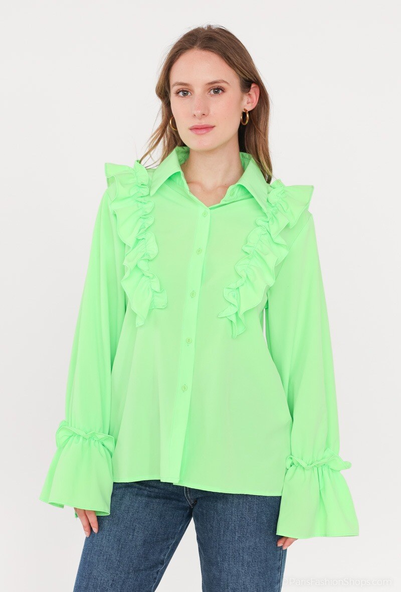 Grossiste LUZABELLE - Chemise avec volant