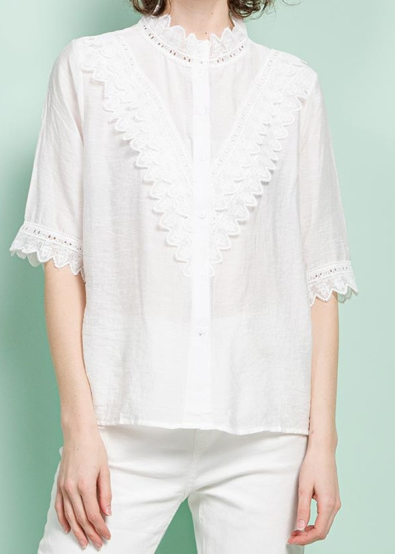 Grossista LUZABELLE - Camicia con pizzo
