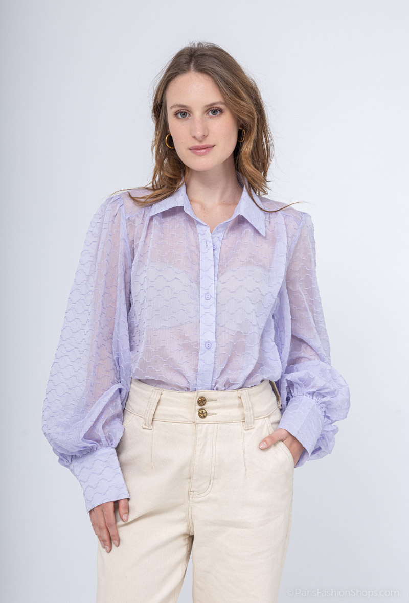 Grossista LUZABELLE - Camicia trasparente