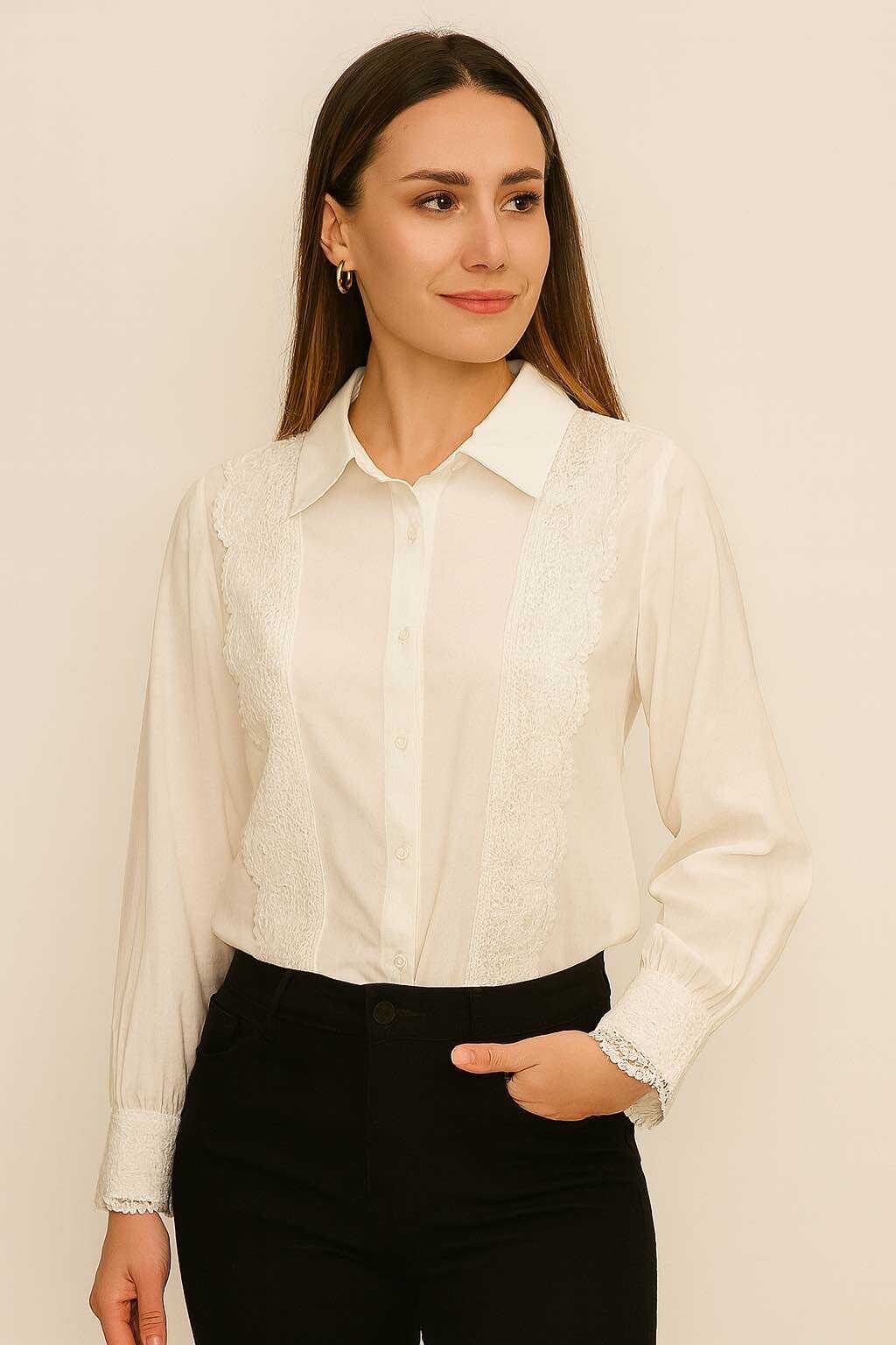 Grossiste LUZABELLE - Chemise dentelle