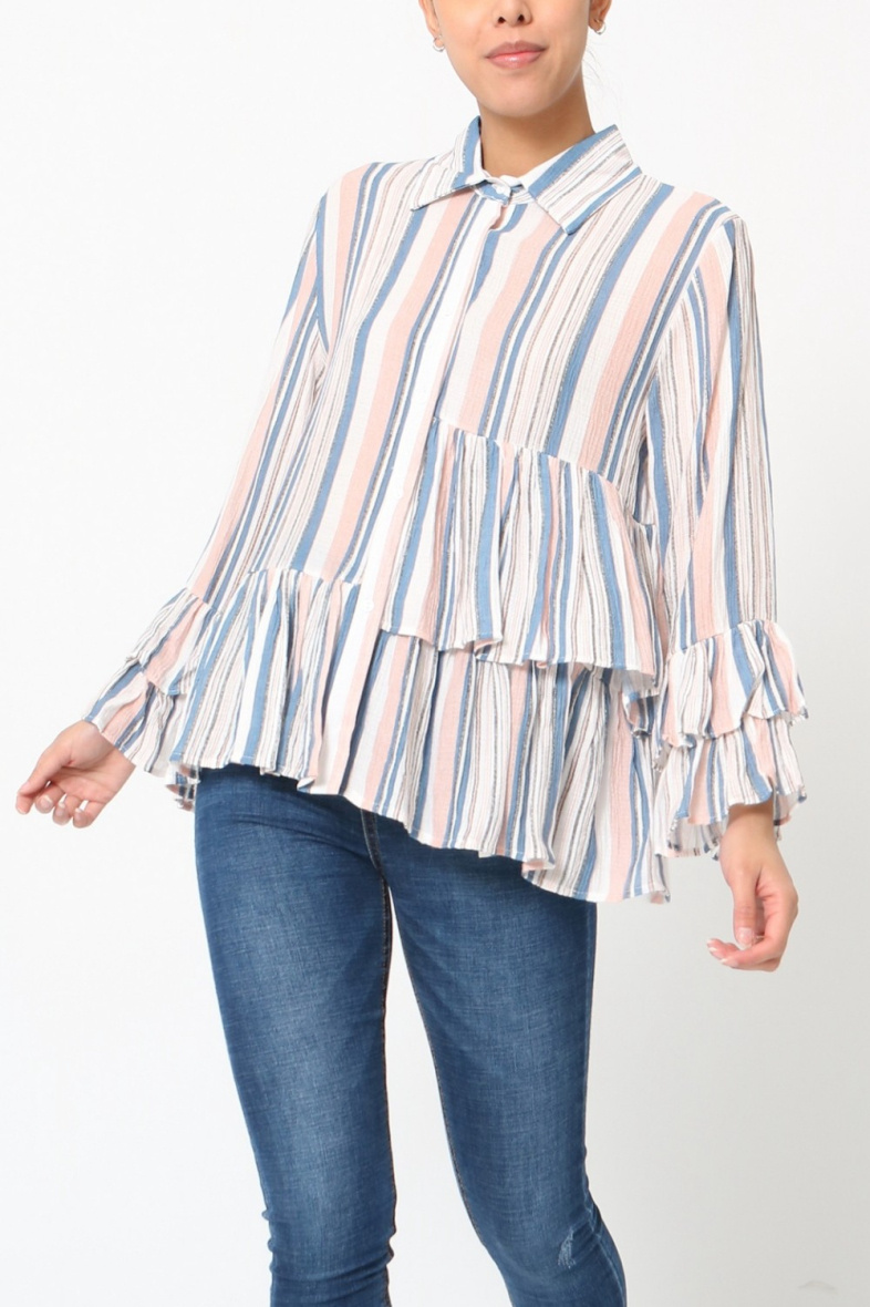 Grossiste LUZABELLE - Chemise rayée