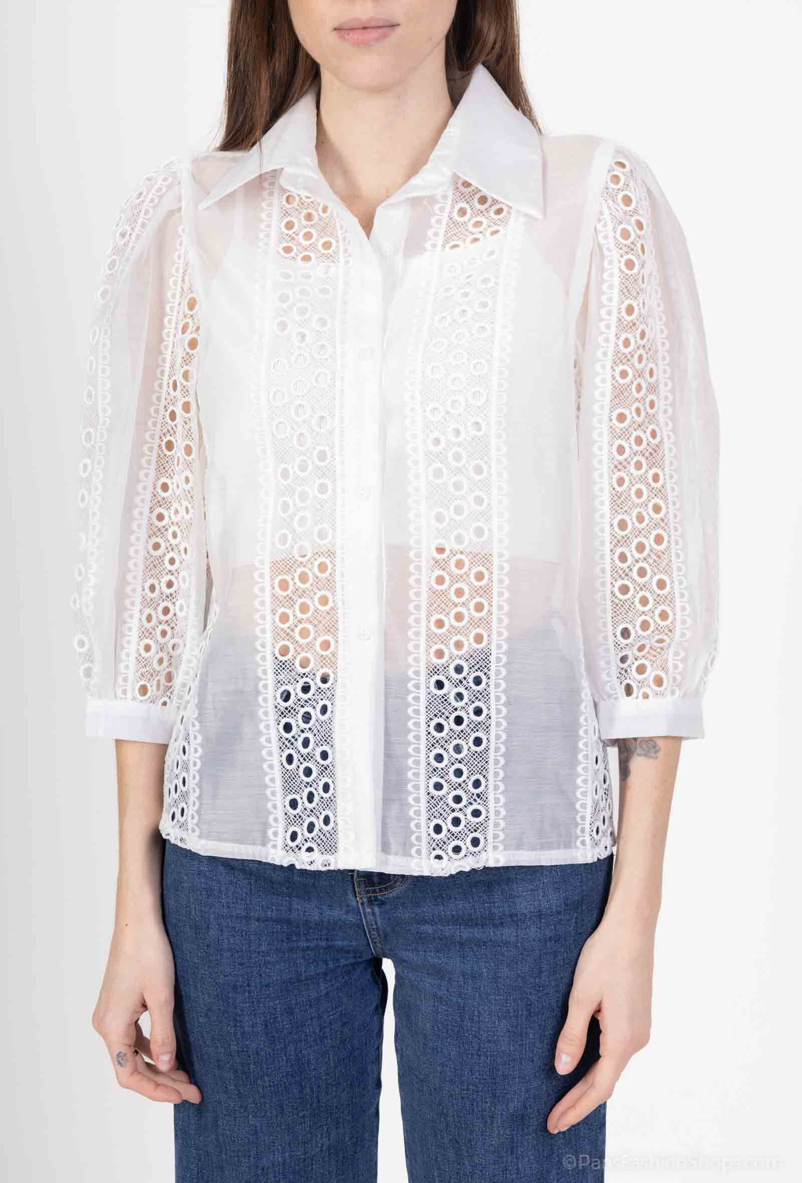 Grossista LUZABELLE - Camicia in pizzo