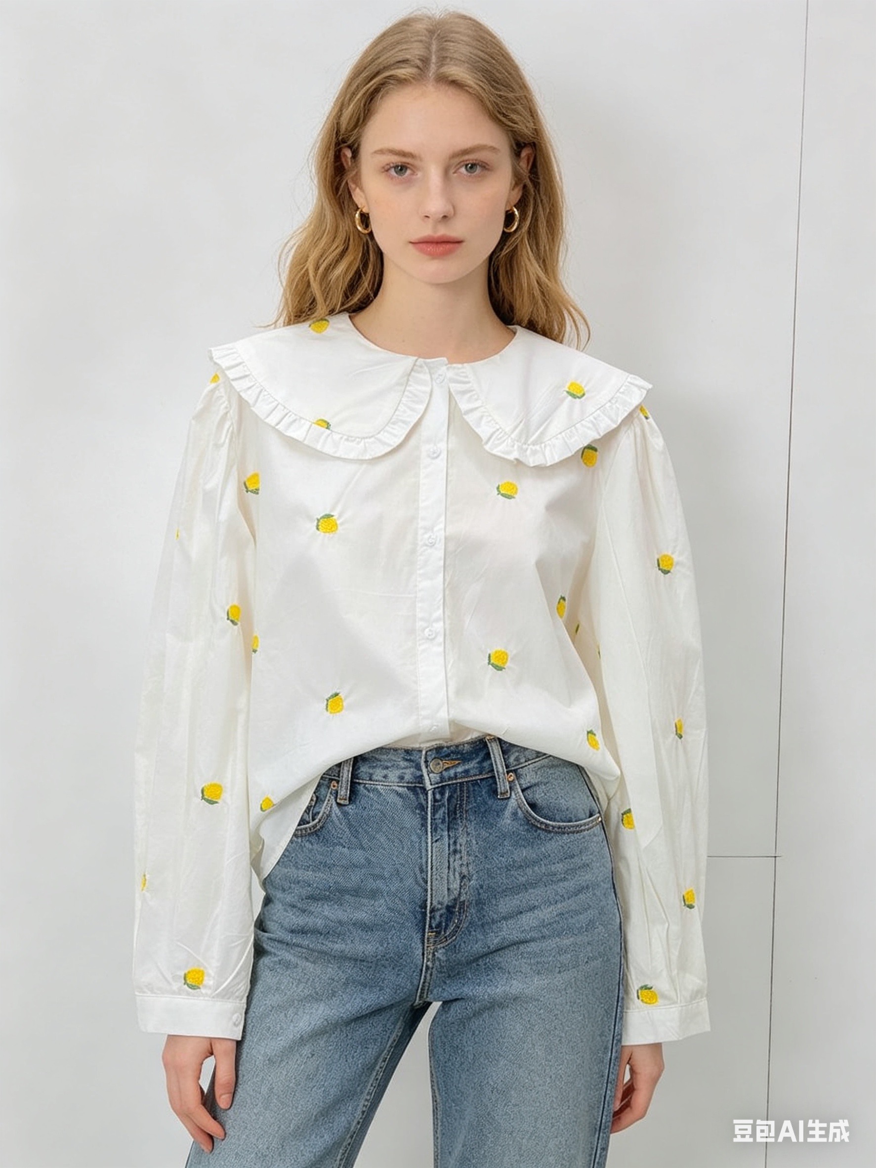 Wholesaler LUZABELLE Paris - Embroidered Lemon Shirt – Lemon Breeze Shirt