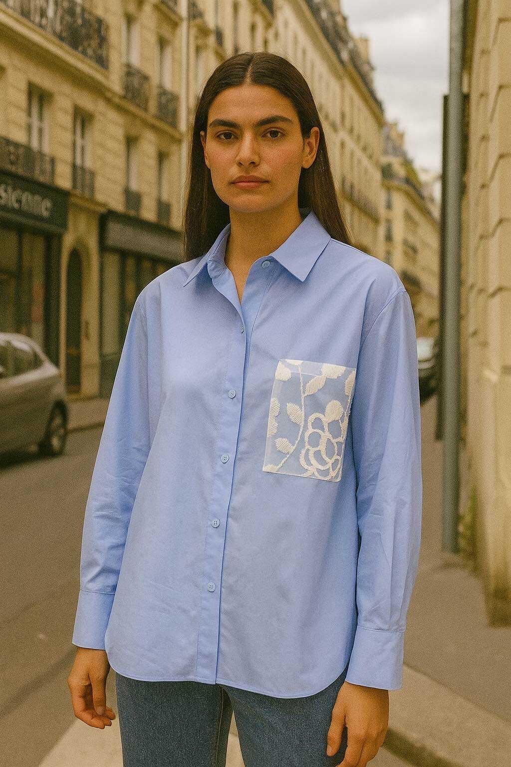 Grossista LUZABELLE - Camicia alla moda in pizzo