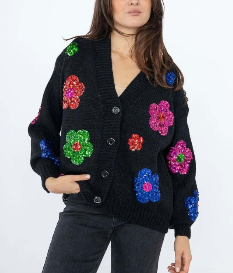 Grossiste LUZABELLE - Gilet motif fleur