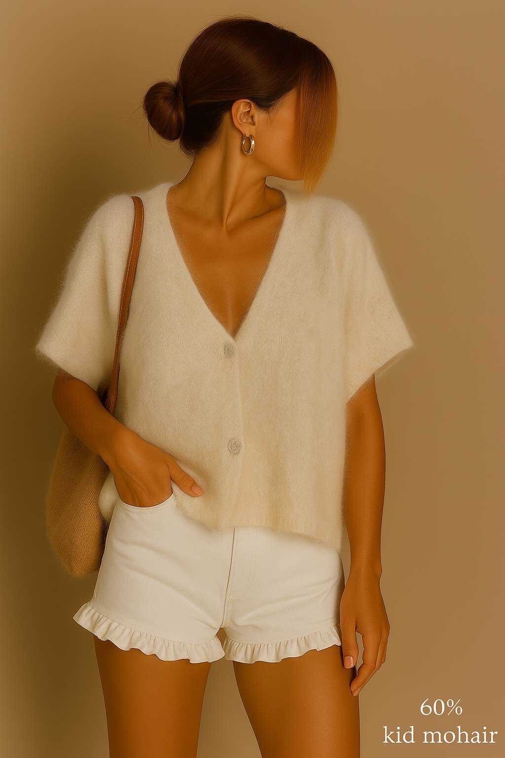 Grossiste LUZABELLE - Cardigan Plume Kid Mohair