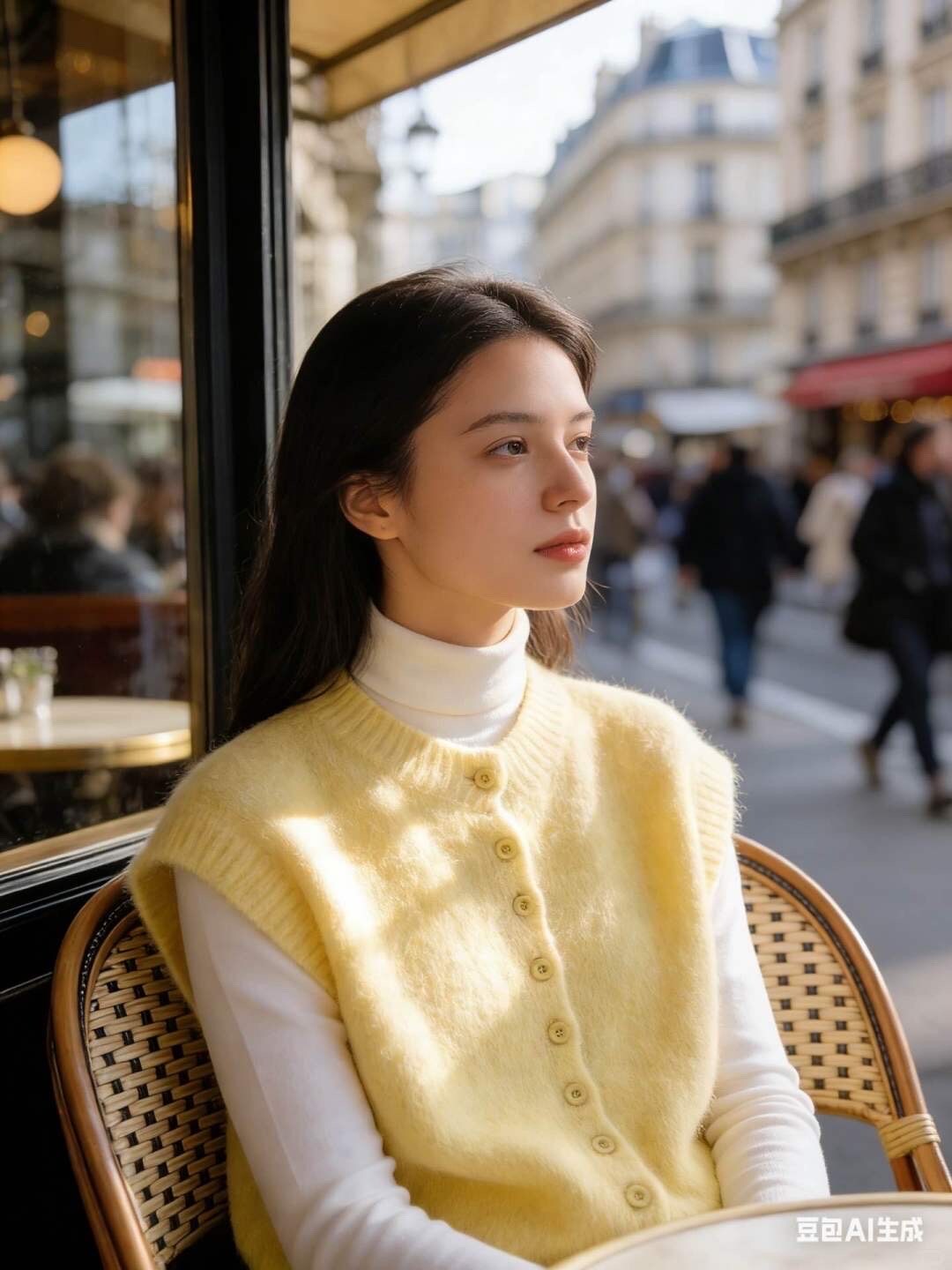 Wholesaler LUZABELLE Paris - Luzabelle Cardigan with Diamond and Cable Patterns – 35% Baby Alpaca