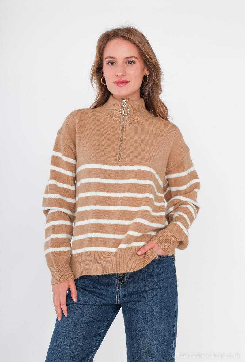 Grossiste LUZABELLE - Pull raye