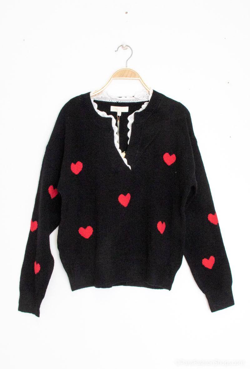 Grossiste LUZABELLE - pull en maille coeur