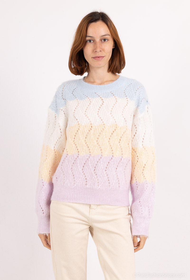 Grossiste LUZABELLE - PULL BICOLORE