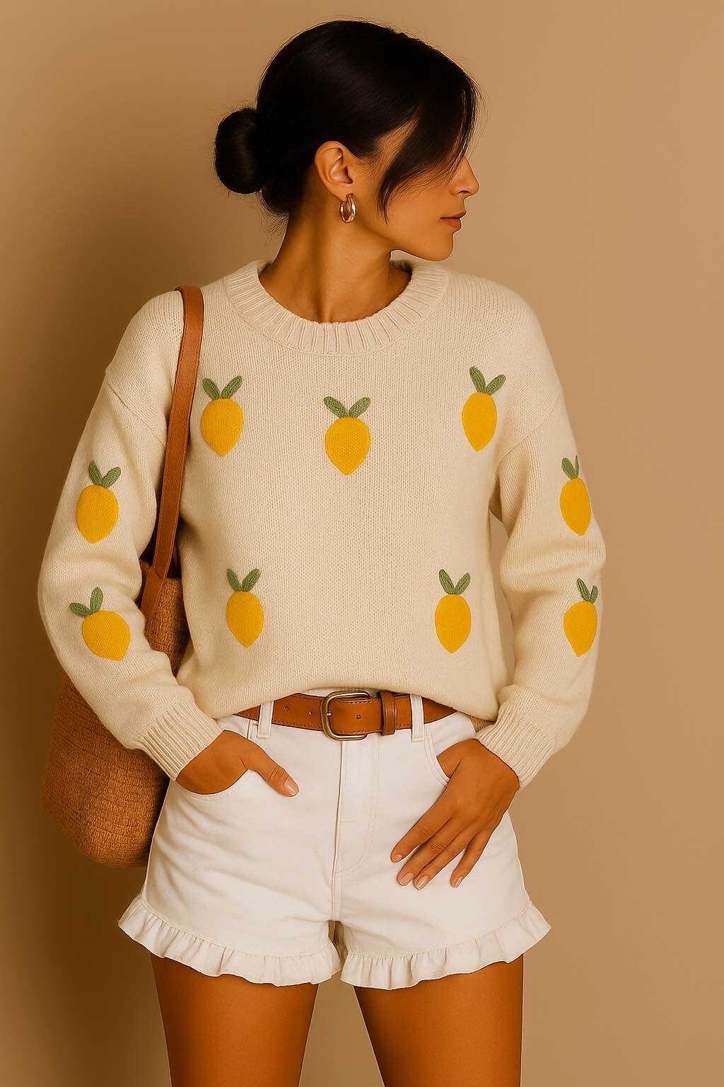 Grossiste LUZABELLE - PULL CITRON