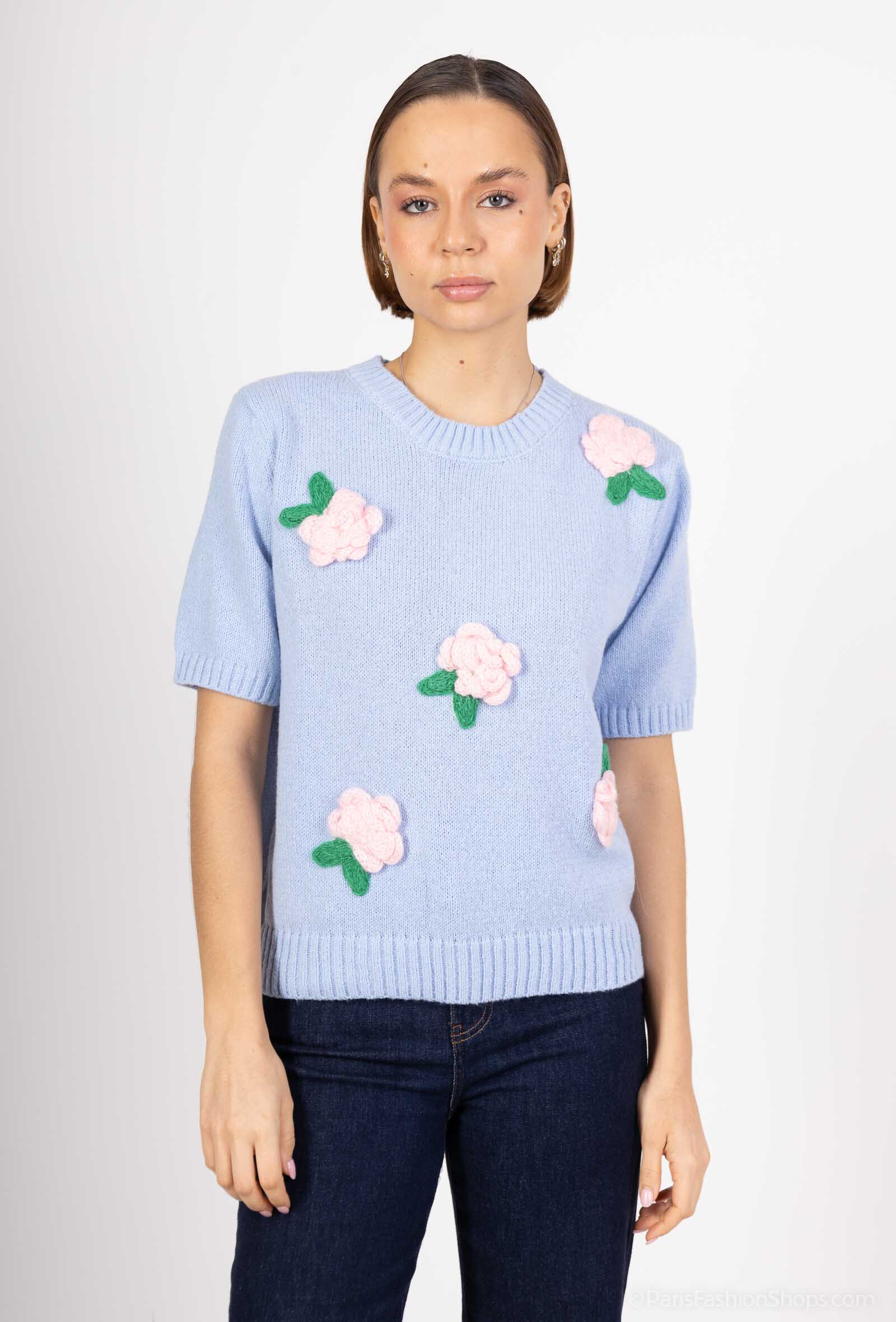 Grossiste LUZABELLE - PULL MANCHE COURT