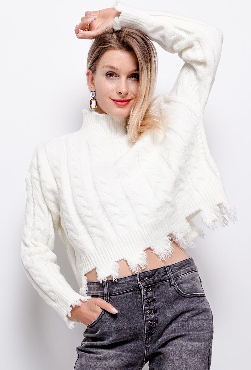 Wholesaler LUZABELLE - Cable knit sweater