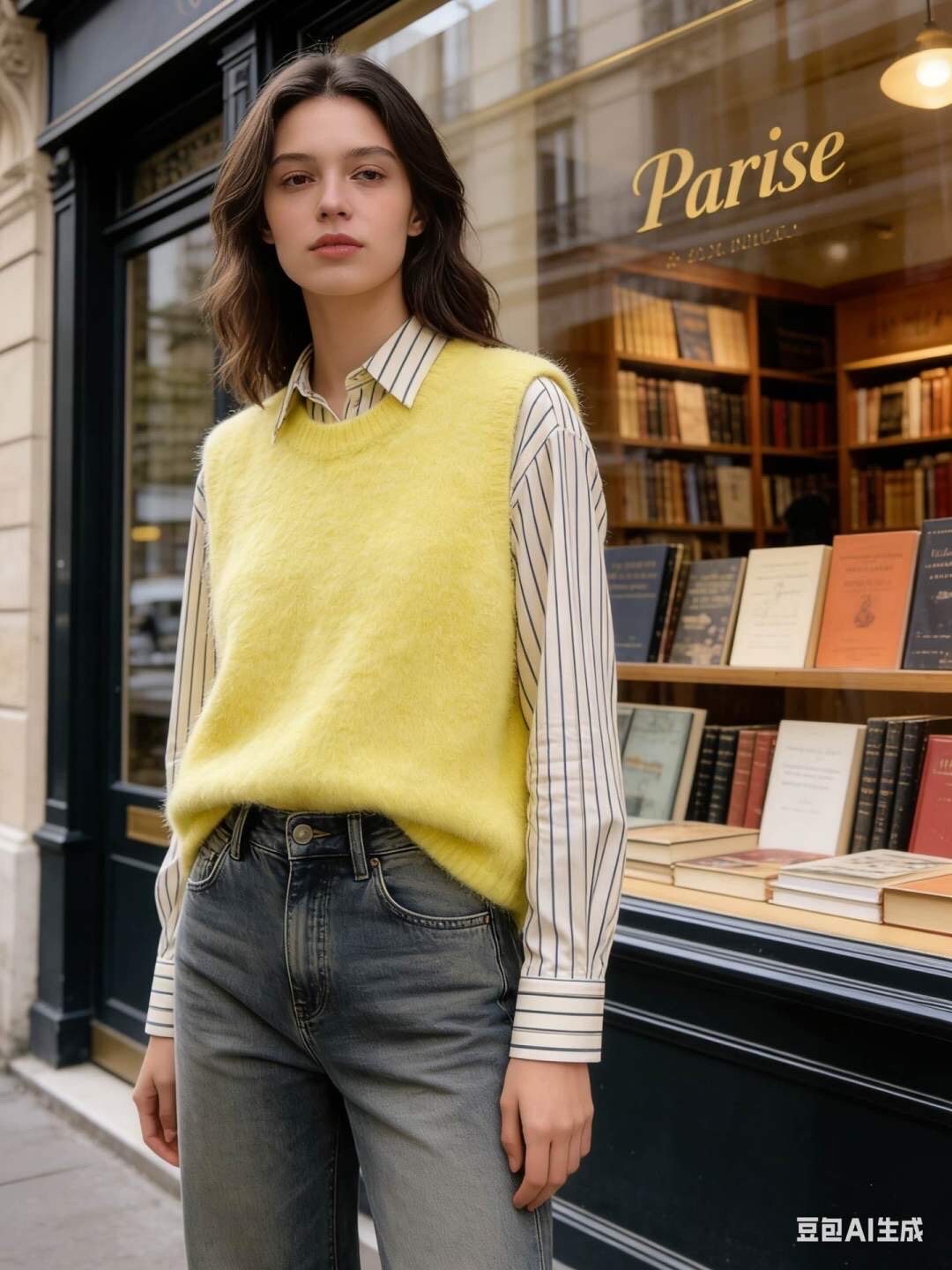 Wholesaler LUZABELLE Paris - Sleeveless fluffy knit sweater – Round neck 35% Baby Alpaca