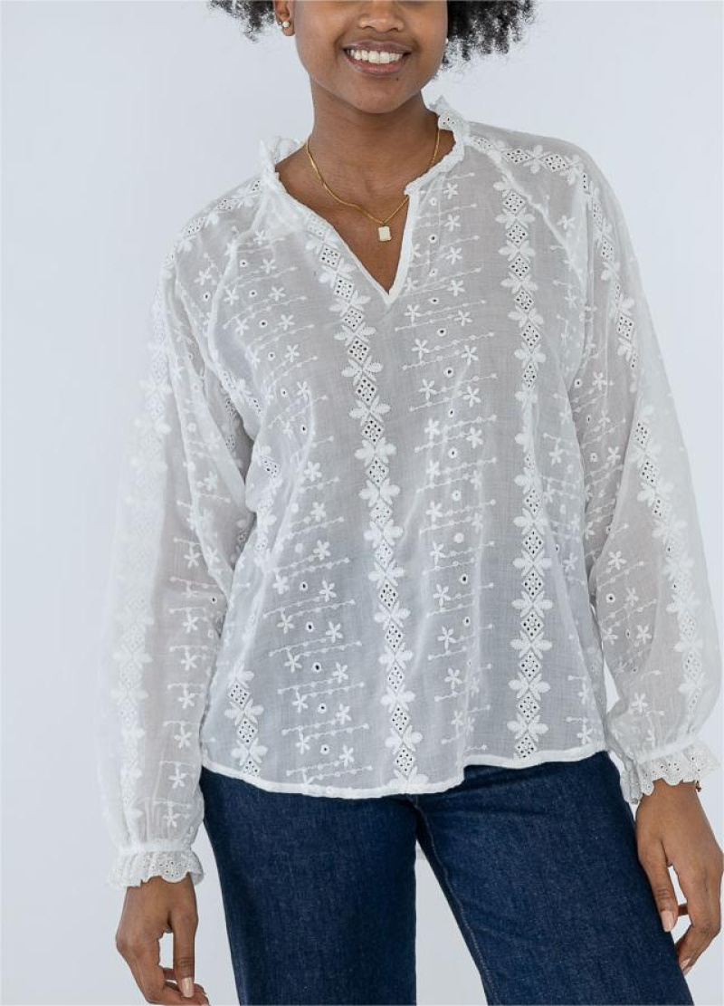 Grossista LUZABELLE - Camicia ricamata
