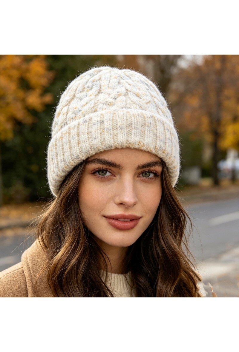 Wholesaler LX Moda - Heathered knit beanie
