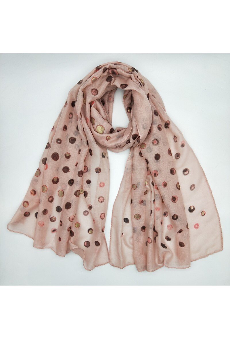 Wholesaler LX Moda - Shiny polka dot scarf