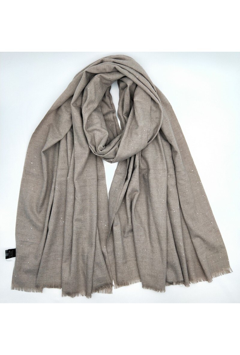 Wholesaler LX Moda - Solid scarf with sequins