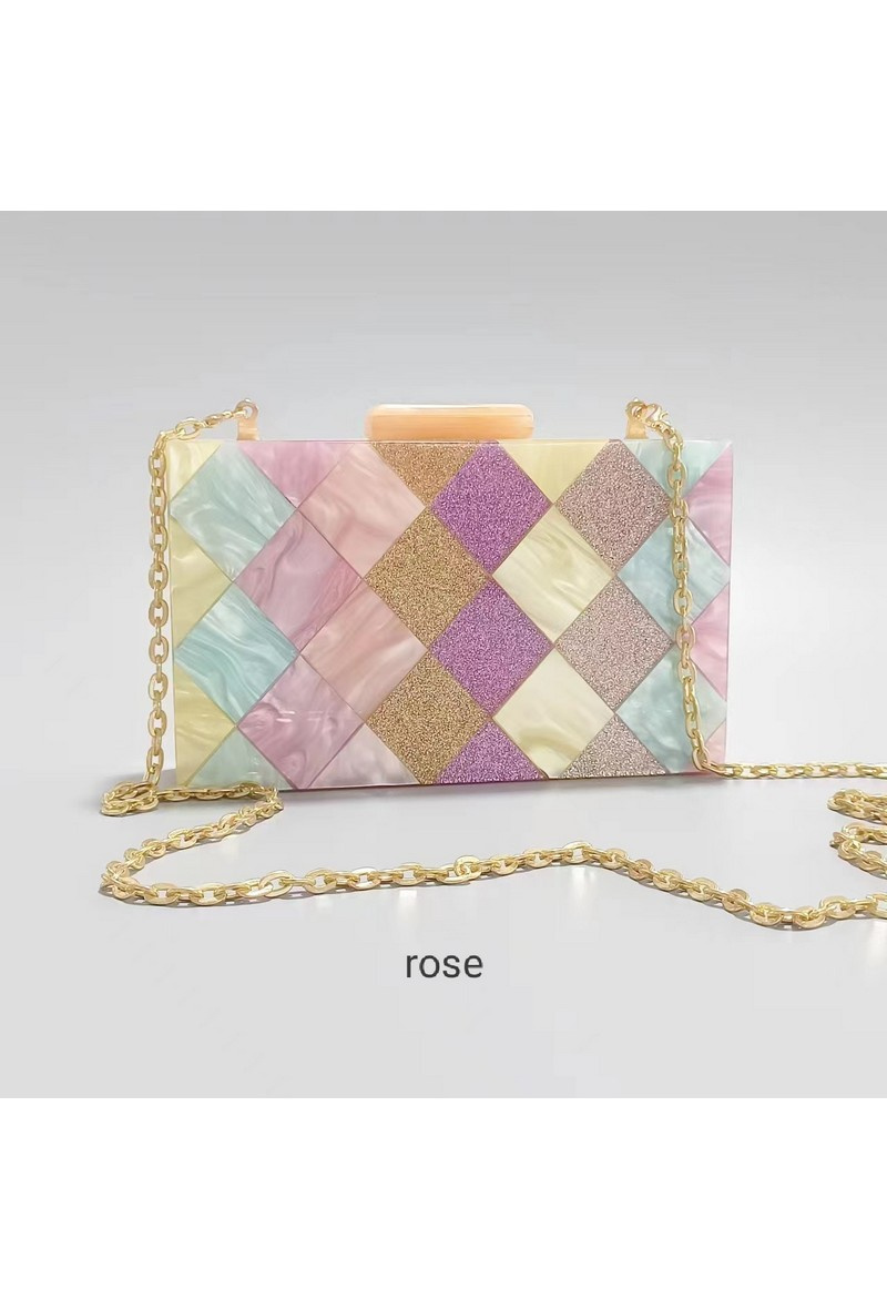 Wholesaler LX Moda - Acrylic pouch with abstract pattern