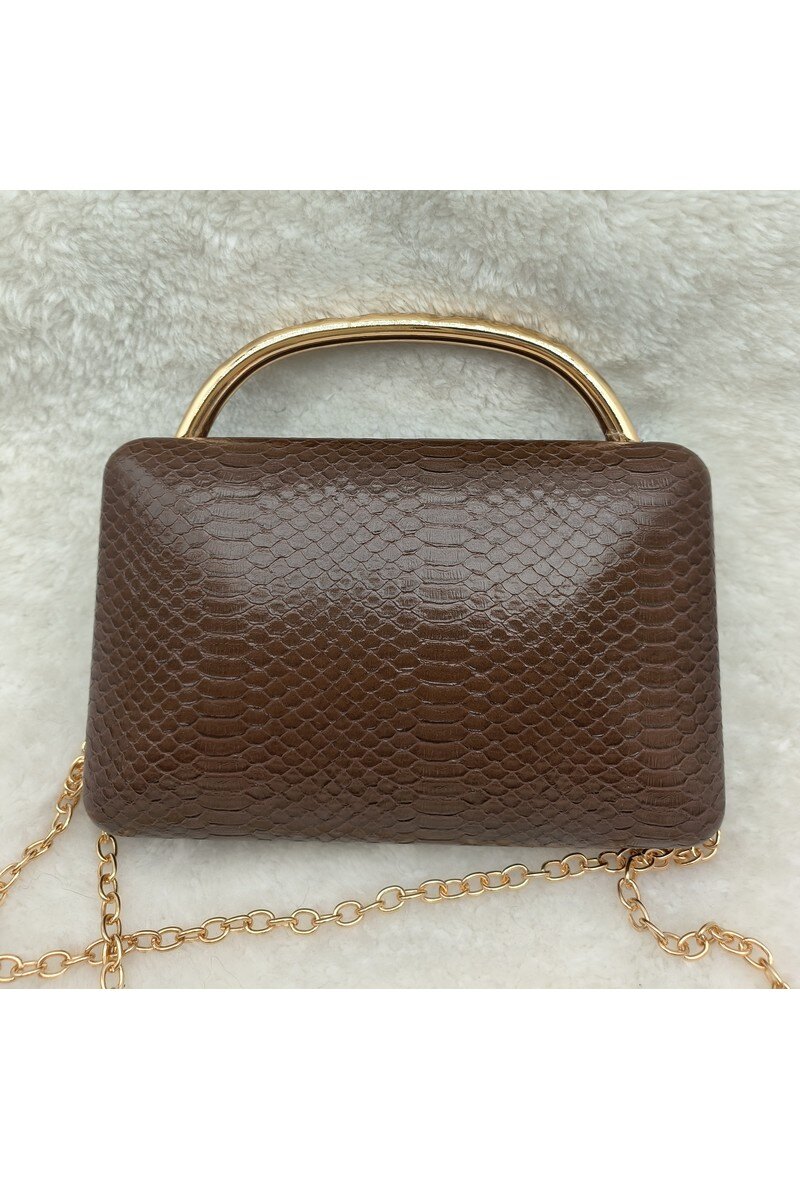 Mayorista LX Moda - Cartera rígida efecto reptil
