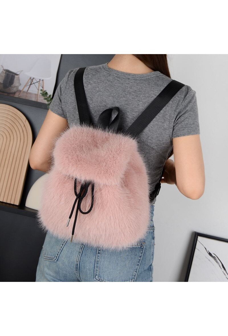 Großhändler LX Moda - Rucksack aus Kunstpelz - Ref. BJH-765