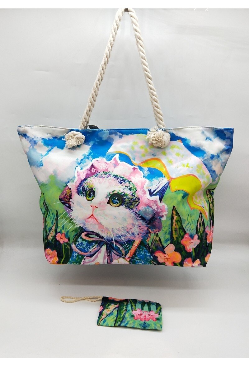Grossiste LX Moda - Sac de plage imprimé