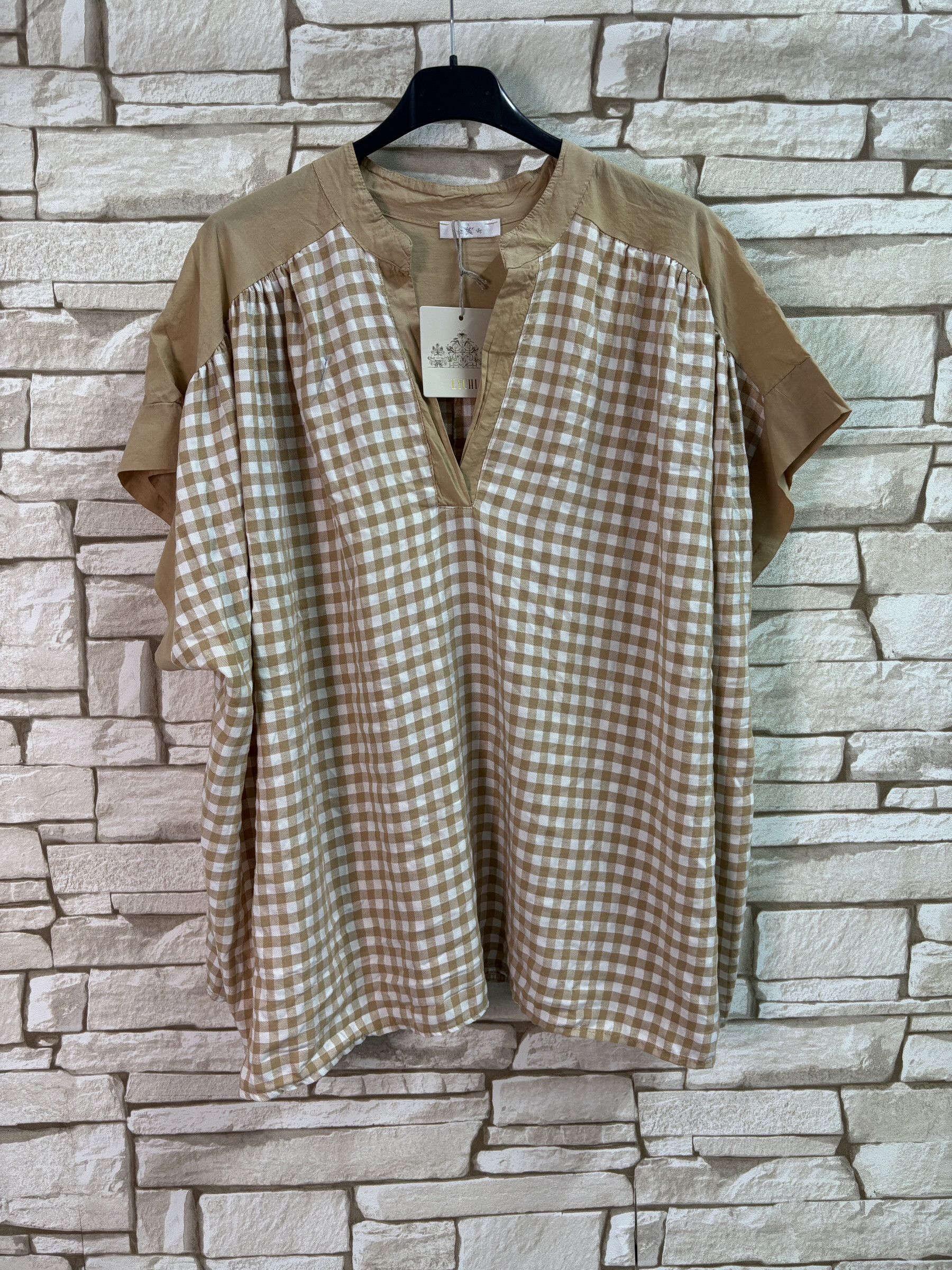 Wholesaler LYCHI - Vichy blouse