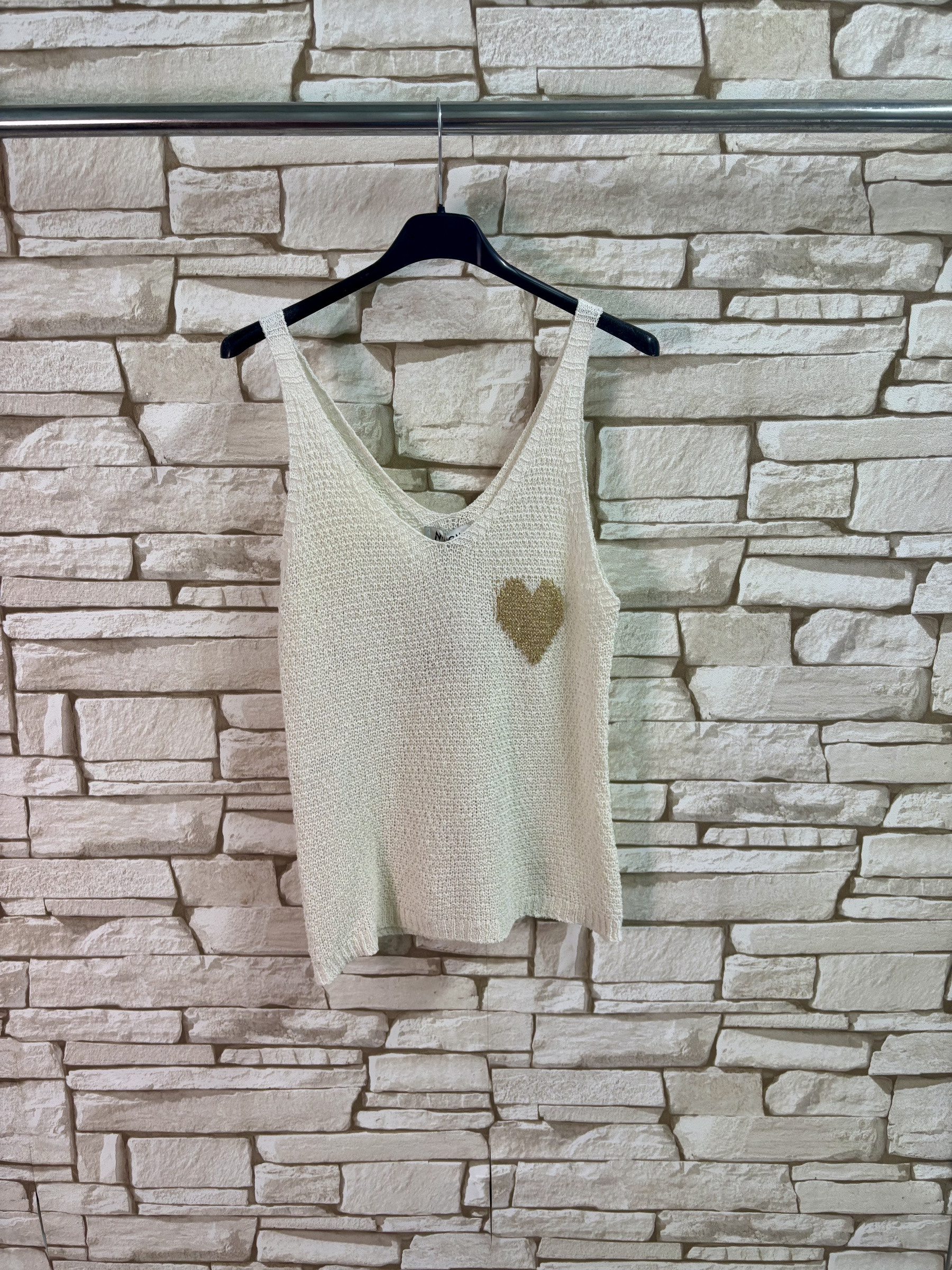 Grossiste LYCHI - DEBARDEUR  MAILLE EN COTON