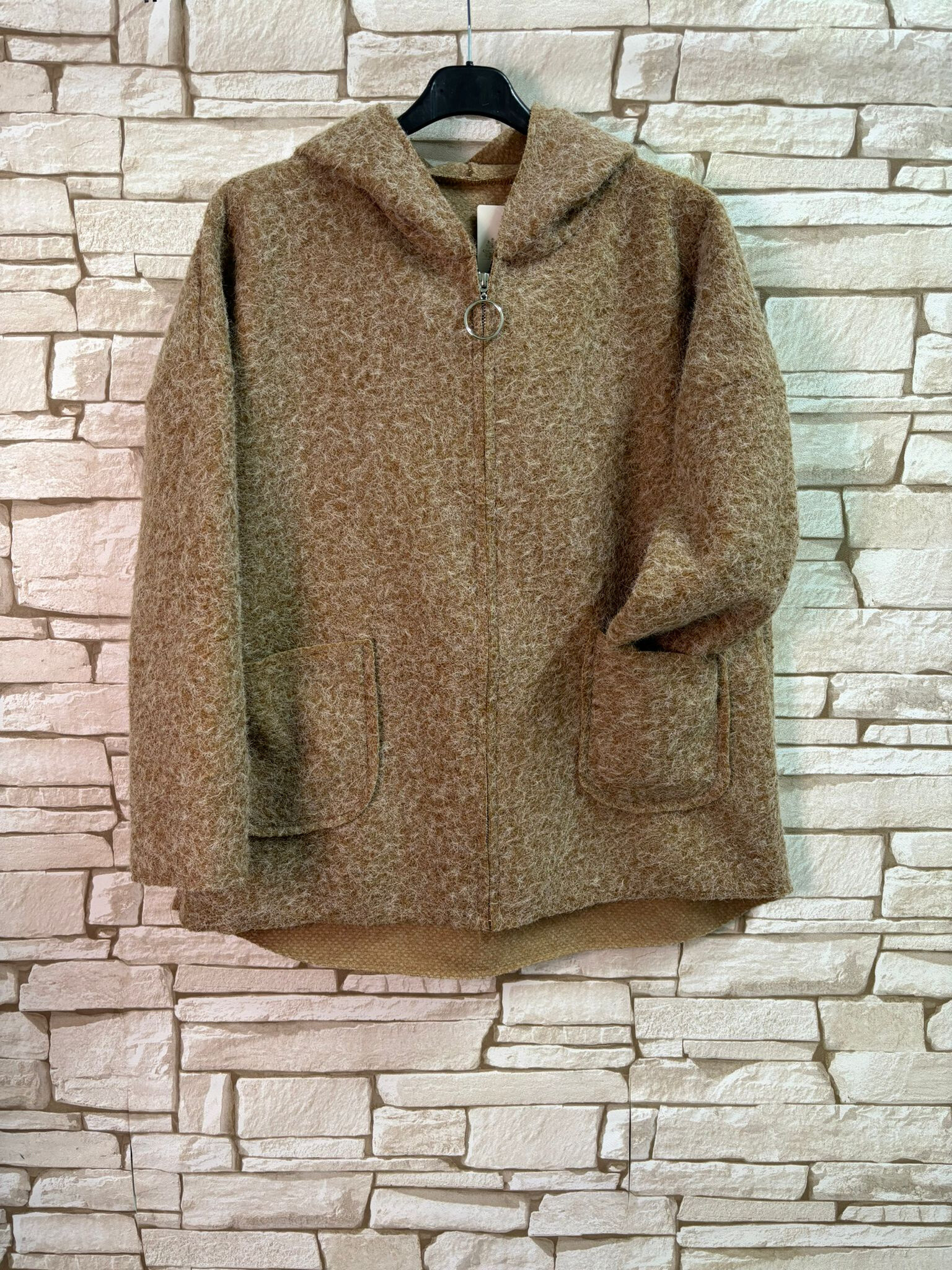 Grossiste LYCHI - manteaux effet laine bouillie
