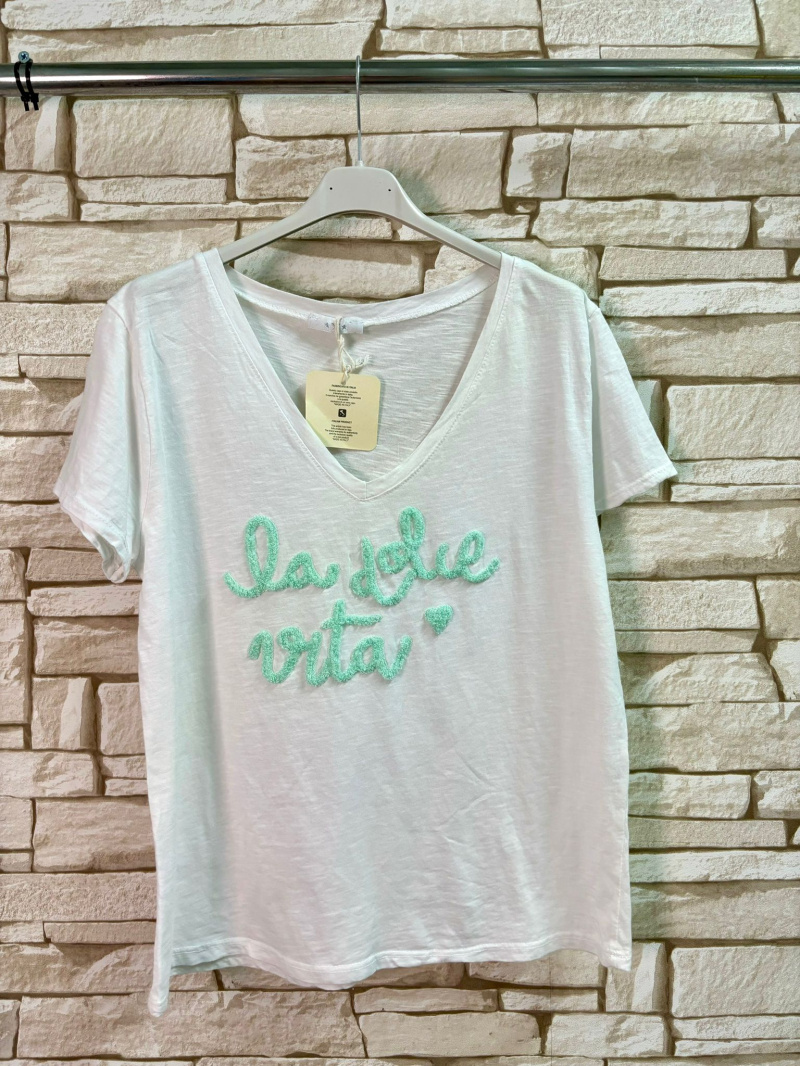 Wholesaler LYCHI - embroidery t-shirt