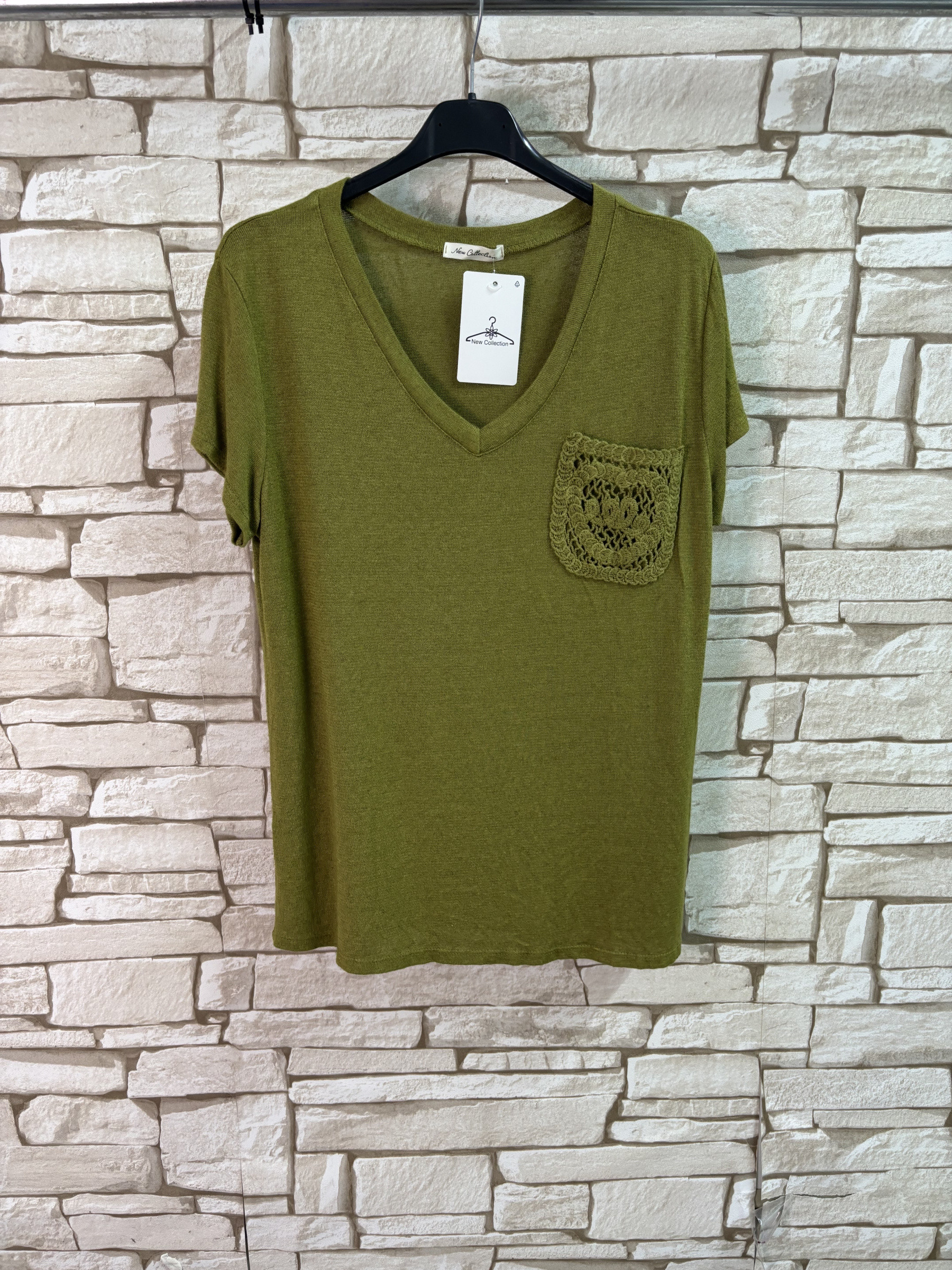 Mayorista LYCHI - CAMISETA CON BOLSILLO DE CROCHET