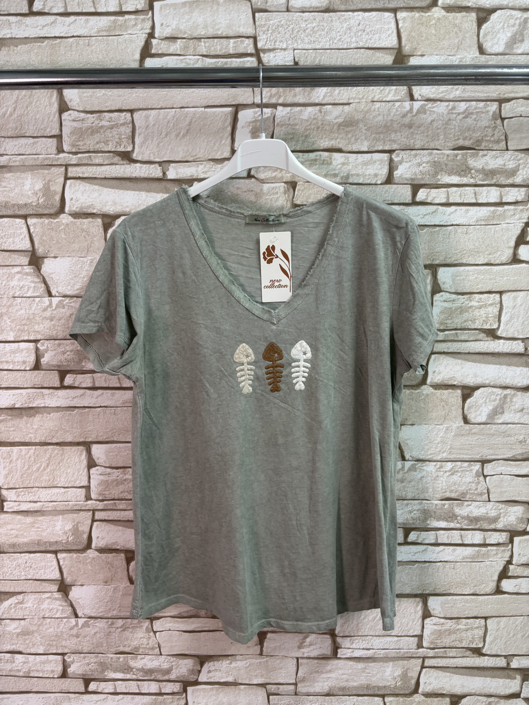 Wholesaler LYCHI - Cotton faded t -shirt