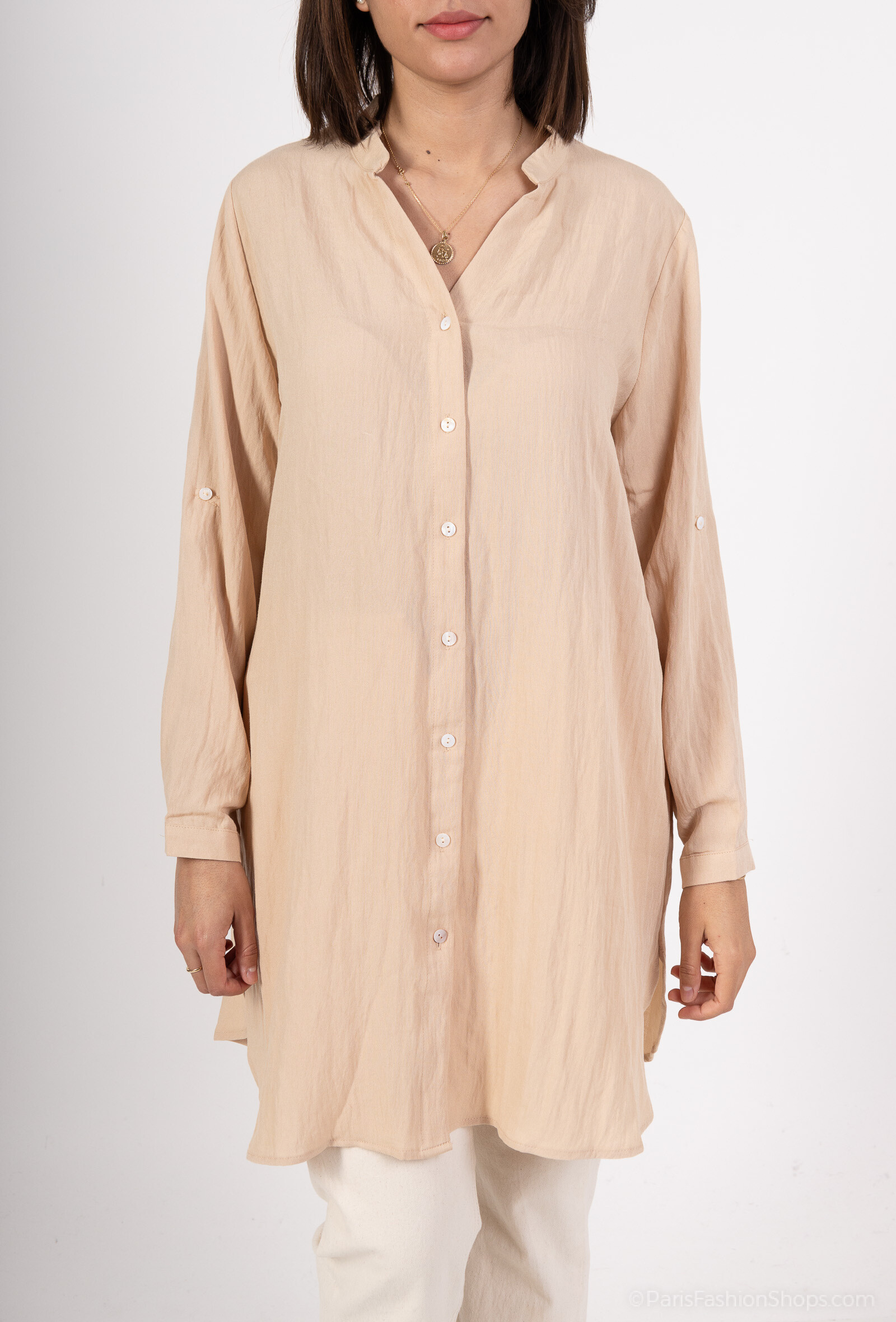 Wholesaler M&D FASHION - Long sleeve shirt with backlit Lin Effect