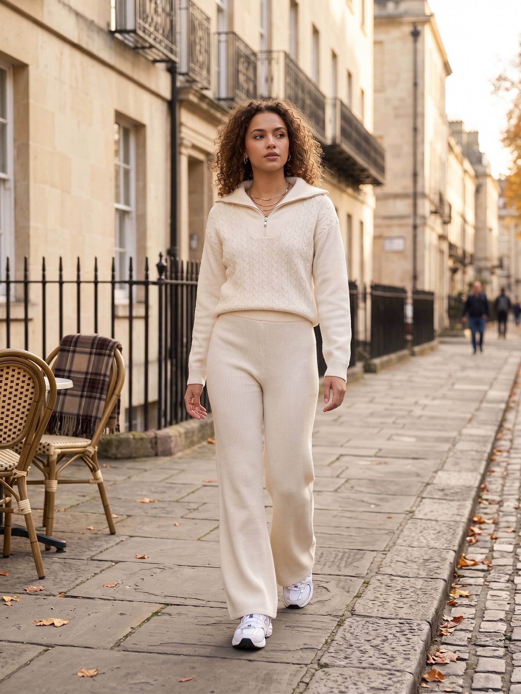 Grossista M&D FASHION - Completo maglia e pantaloni in maglia