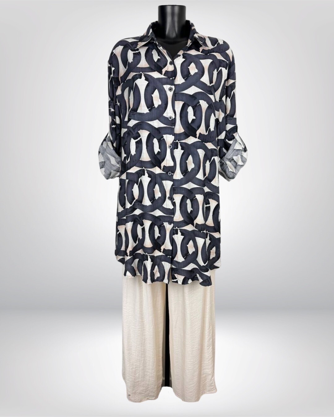 Grossista M&D FASHION - Set di lino e pantaloni fluidi