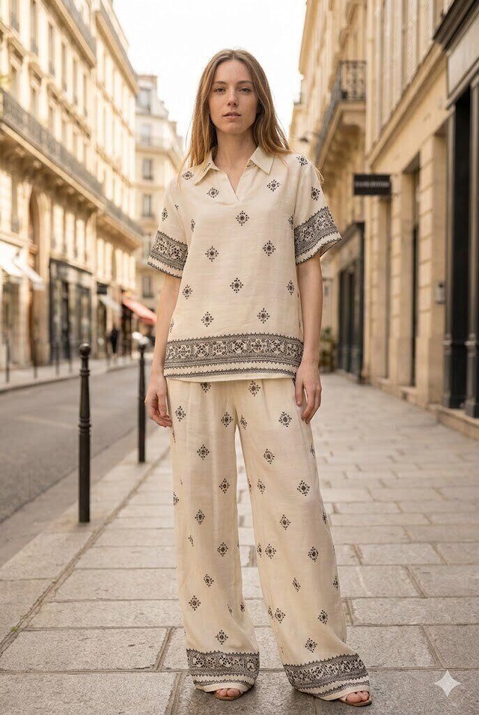 Wholesaler M&D FASHION - Printed Chic Set