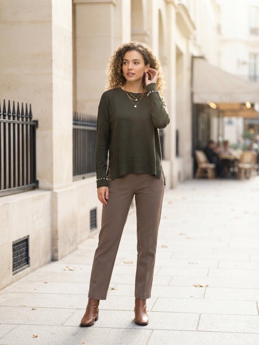 Wholesaler M&D FASHION - Pearl sweater