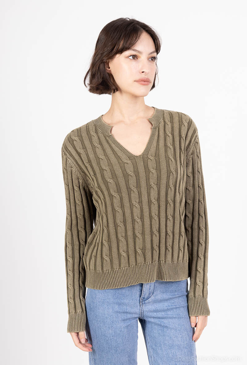 Mayorista M&D FASHION - Suéter de ochos de punto grueso para mujer