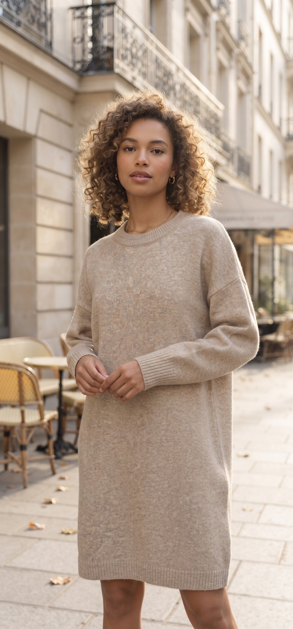 Grossista M&D FASHION - Maglione lungo a maglia