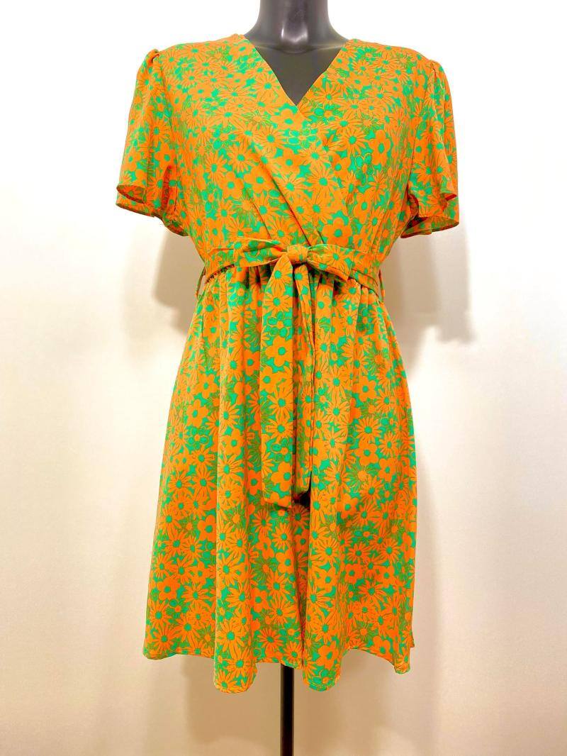 Wholesaler M&D FASHION - Short dress with large flared sleeves