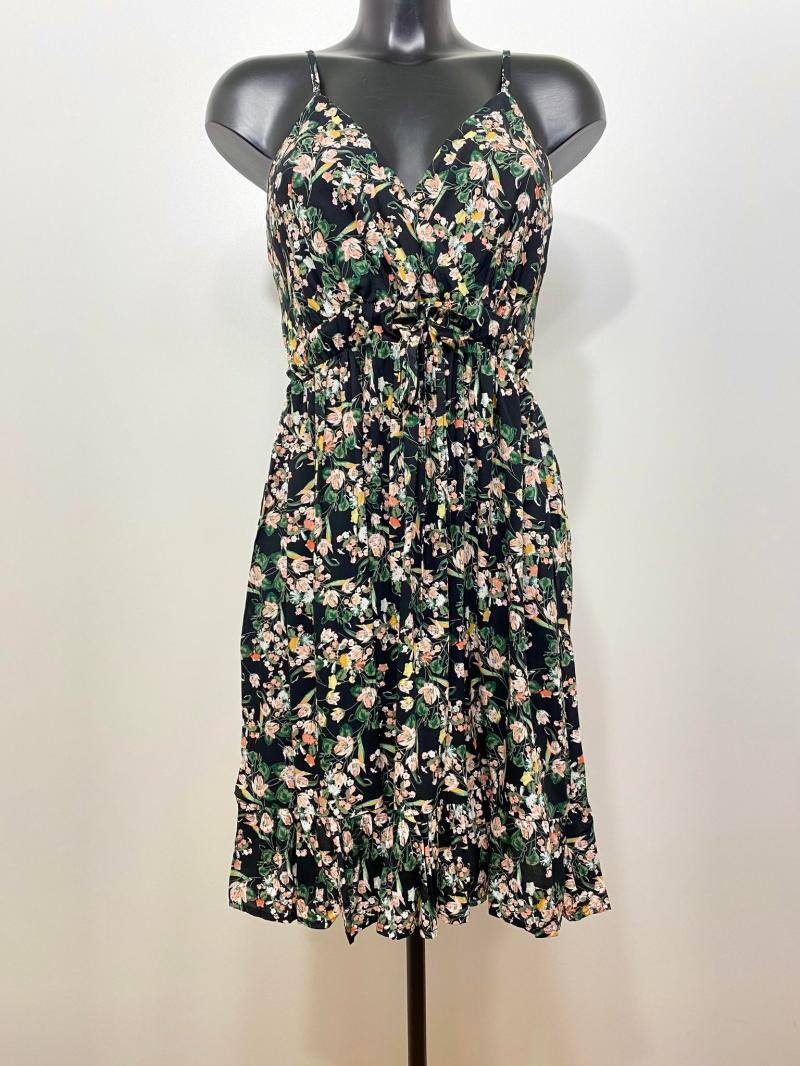 Großhändler M&D FASHION - Trägerkleid mit Volant