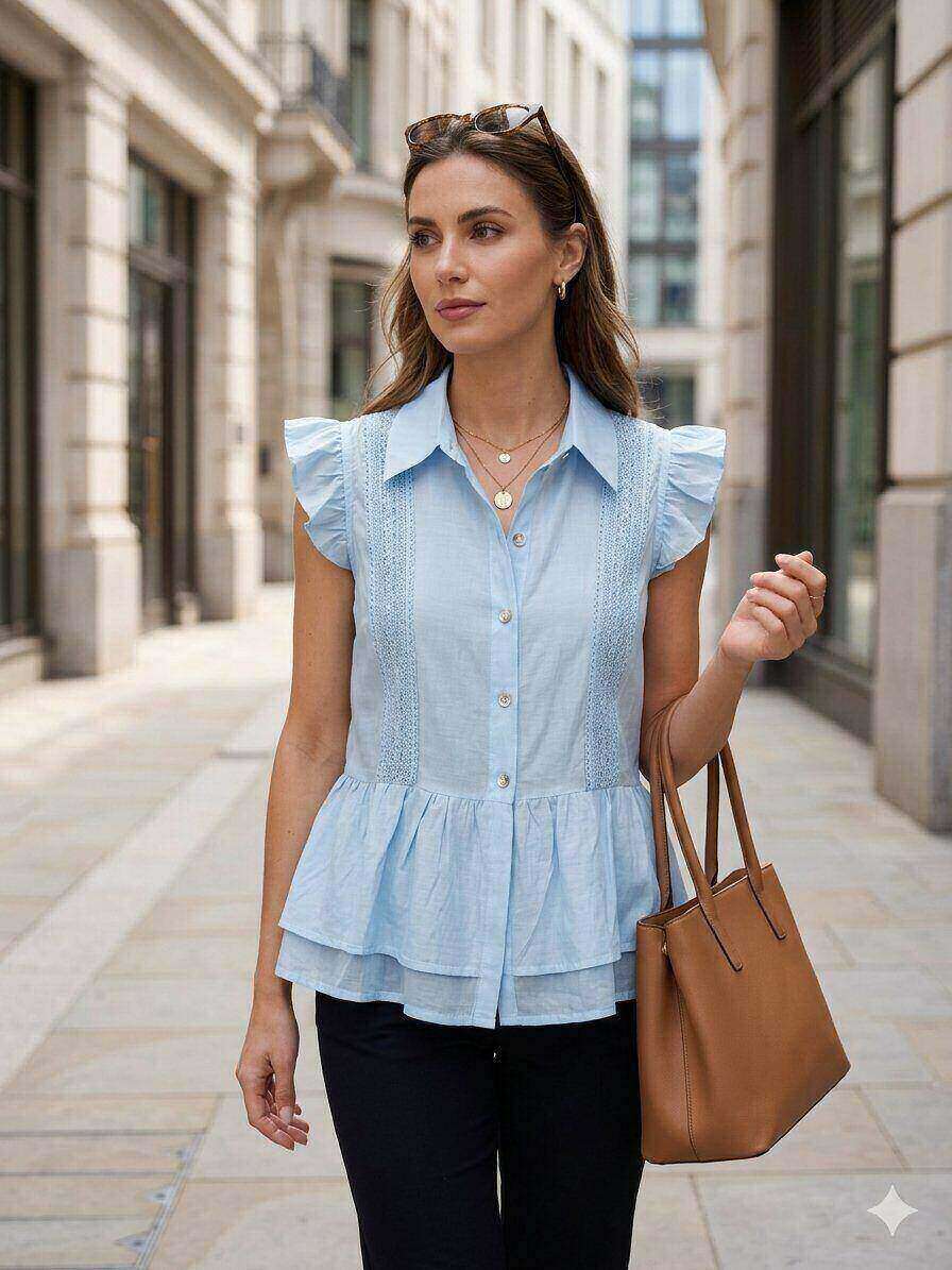 Grossista M&D FASHION - Top ricamato