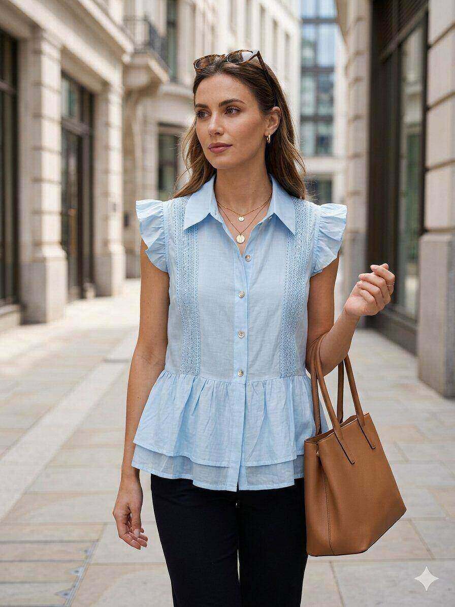 Grossiste M&D FASHION - Top avec broderie