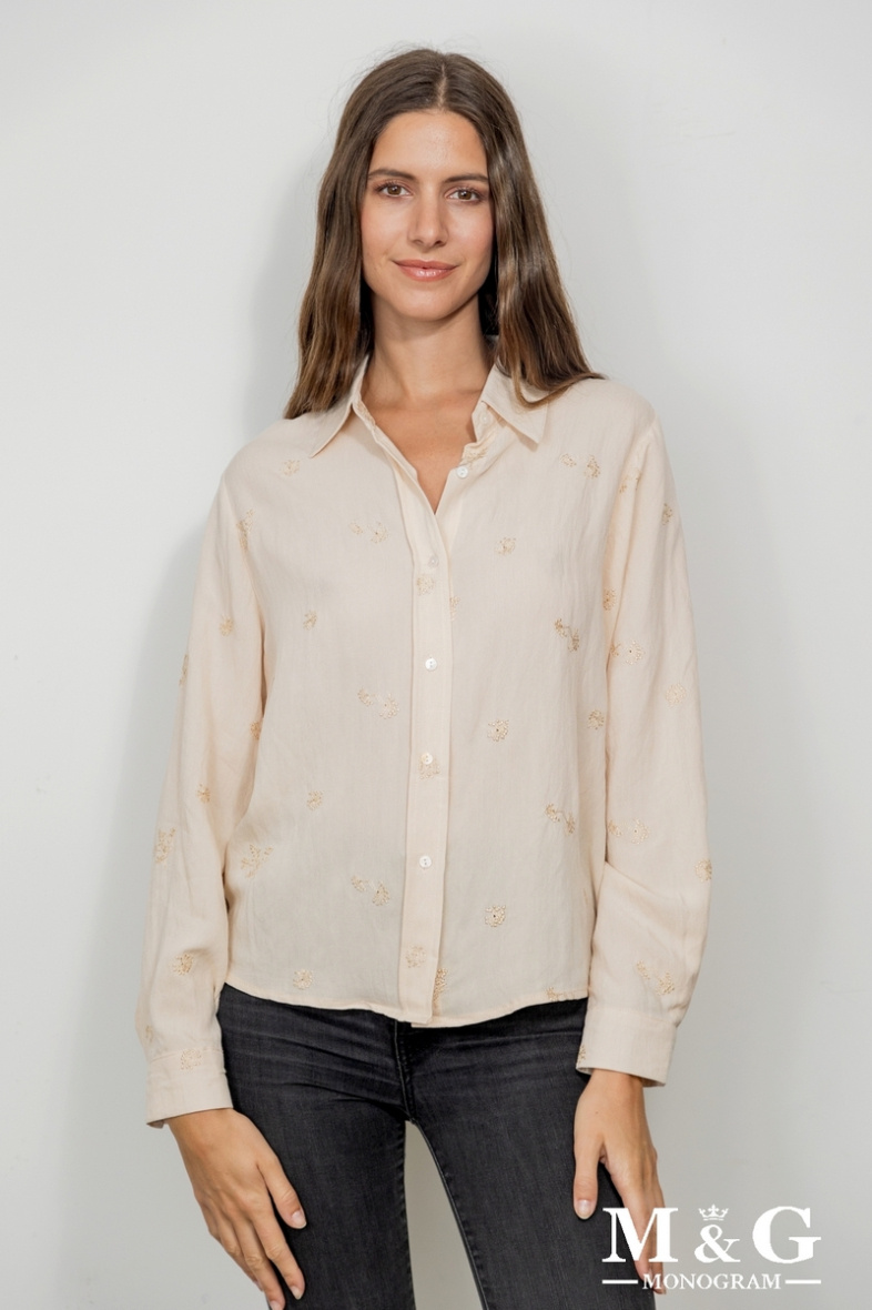 Grossiste M&G MONOGRAM - Chemise avec broderie fleurie